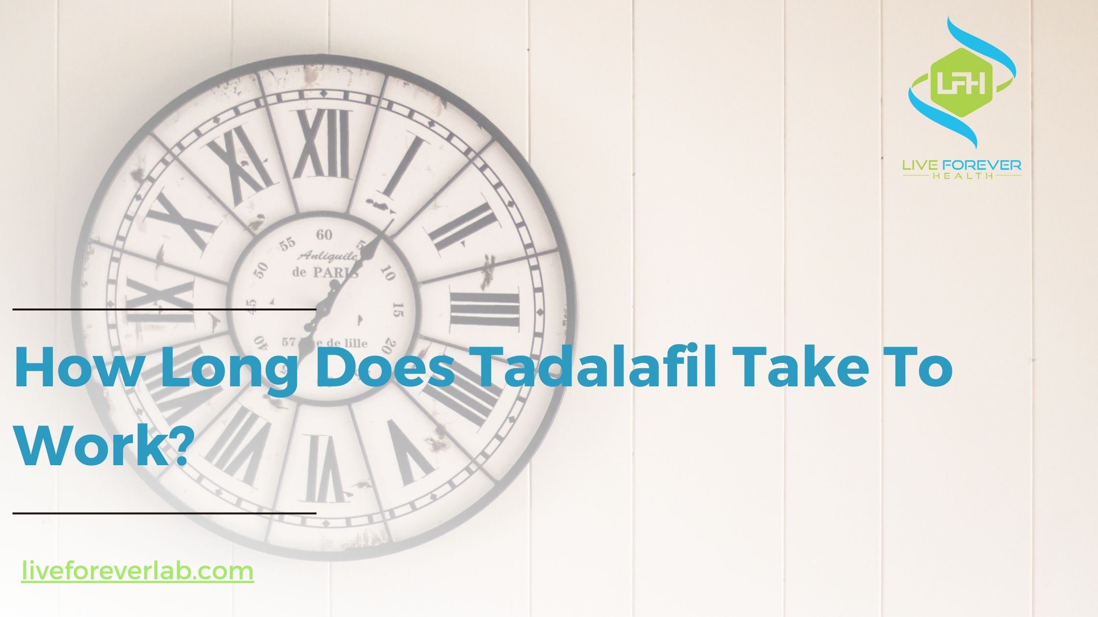 How Long Does Tadalafil Take To Work